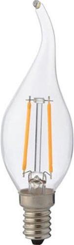 LED Lamp - Kaarslamp - Filament Flame - E14 Fitting - 4W - Warm Wit 2700K