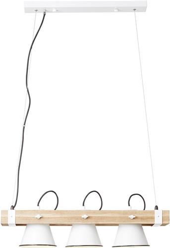 Brilliant PLOW - Hanglamp - Bruin;Wit