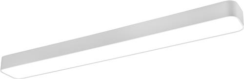 LED Plafondlamp - Plafondverlichting - Trion Astinto - 37W - Aanpasbare Kleur - Dimbaar - Rechthoek - Mat Wit - Aluminium