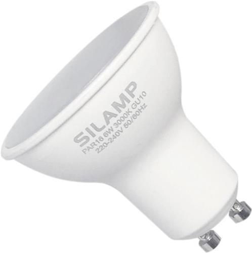 Ledlamp G U10 6W 220V SMD2835 PAR16 10LED 90 ° - Warm wit licht - Overig - Unité - Wit Chaud 2300K - 3500K - SILUMEN