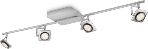Philips myLiving Millennium - Opbouwspot - 4 Lichtpunten - aluminium - 4 x 500lm