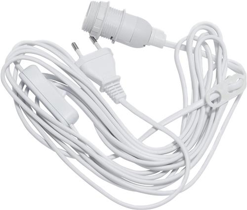 Star Trading 294, Verlengsnoer, Wit, Universeel, IP20, E14, 25 W