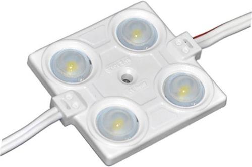 LED Module 2.4W SMD 2835 12V IP65 voor Commerciële Borden (Pak van 20) - Warm wit licht - Kunststof - Wit Chaud 2300K - 3500K - SILUMEN
