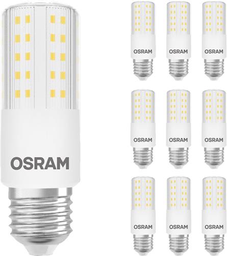 Voordeelpak 10x Osram Special T Slim LED E27 Helder 7.3W 806lm - 827 Zeer Warm Wit | Dimbaar - Vervangt 60W