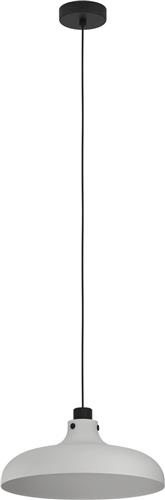 EGLO Matlock Hanglamp - E27 - Ø 38 cm - Grijs/Zwart - Staal