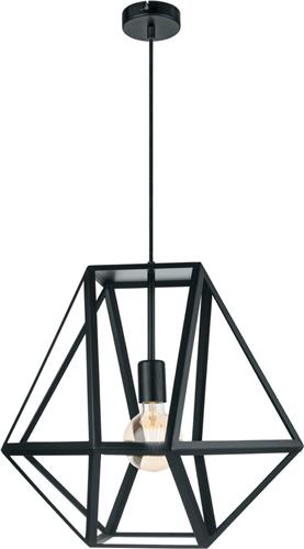 EGLO Vintage Embleton Hanglamp - 1 Lichts - Ø460mm. - Zwart