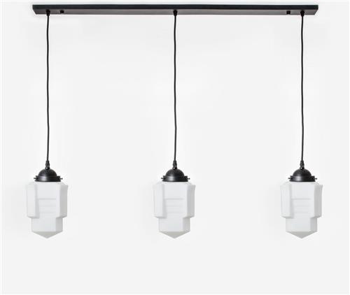 Art Deco Trade - 3 x Apollo aan plafondbalk Moonlight