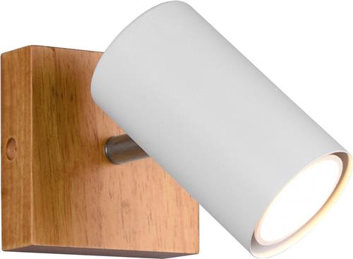 LED Plafondspot - Trion Milona - GU10 Fitting - 1-lichts - Rond - Mat Wit - Aluminium