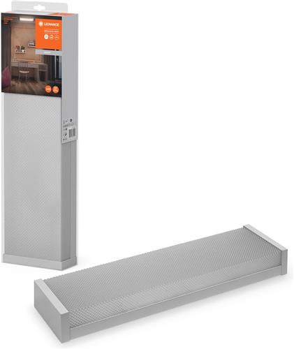 LEDVANCE OFFICE LINE kantoorplafondlamp met prismatische diffuser in wit, 0,6 m lang, 20 W / 2300 lm, koel wit (4000 K), functioneel ontwerp voor kantoortoepassingen, CRI 80, IP20, dimbaar.