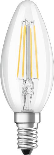 Ledvance Classic LED E14 Kaars Filament Helder 4.2W 470lm - 927 Zeer Warm Wit | Beste Kleurweergave - Dimbaar - Vervangt 40W