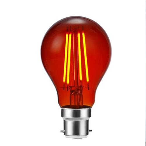 SPL B22d LED Lamp | 8W Amber 220V/240V 8 | 360° Dimbaar