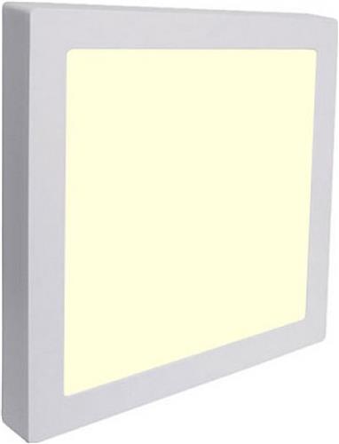 LED Downlight Pro - Aigi - Opbouw Vierkant 18W - Warm Wit 3000K - Mat Wit - 227mm