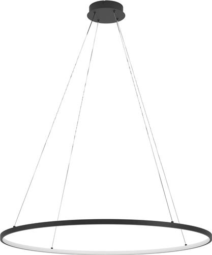 EGLO Parruta Hanglamp - LED - Ø 99 cm - Zwart/Wit - Instelbaar wit licht - Dimbaar