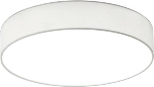 LED Plafondlamp - Plafondverlichting - Trion Lanago - 22W - Warm Wit 3000K - Dimbaar - Rond - Mat Wit - Aluminium