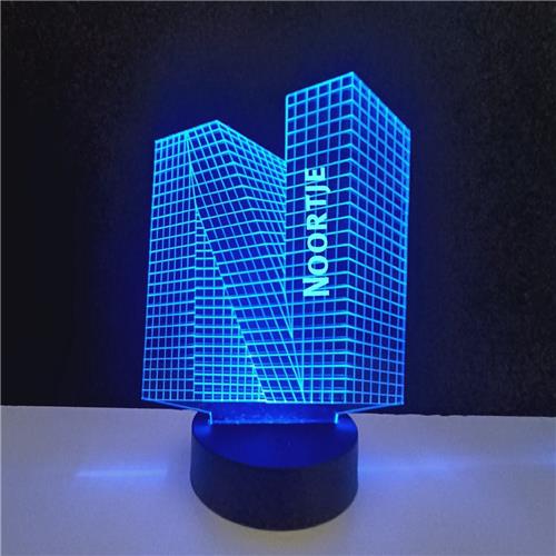 3D LED Lamp - Letter Met Naam - Noortje