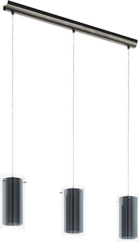 EGLO Pinto Textil Hanglamp - E27 - 82 cm - Grijs