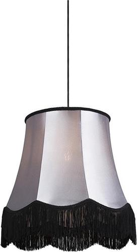 QAZQA Granny - Retro Hanglamp - 1 lichts - Ø 450 mm - Grijs - Woonkamer | Slaapkamer | Keuken