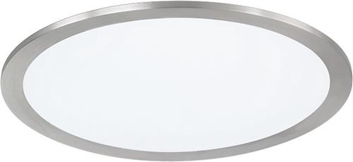 LED Plafondlamp WiZ - Smart LED - Trion Givon - 15W - Aanpasbare Kleur - Dimbaar - Afstandsbediening - Rond - Mat Nikkel - Aluminium