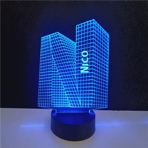 3D LED Lamp - Letter Met Naam - Nico