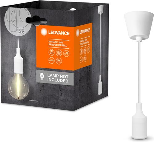LEDVANCE Vintage 1906® hanglamp BELL E27, wit