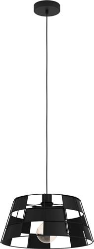 EGLO Pontefract Hanglamp - E27 - Ø 42 cm - Zwart - Staal