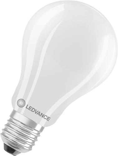 Ledvance Classic LED E27 Peer Filament Mat 17W 2452lm - 840 Koel Wit | Vervangt 150W