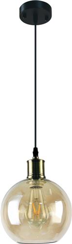 1-lichts hanglamp Liya - rood glas variant 4