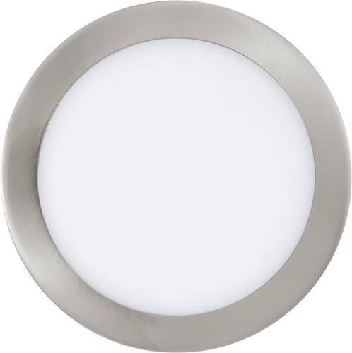 EGLO Fueva 1 - Inbouwarmatuur - 1 Lichts - Nikkel-Mat - Wit