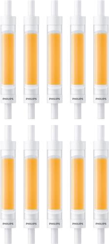 Philips LED lampen R7s - 7.2W 3000K 810lm 230V - Staaflamp - CorePro LEDlinear - 118mm - Warm Wit - Per doos à 10 stuks