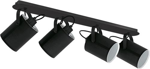 EGLO Villabate Spot - E27 - 79,5 cm - Zwart/Wit