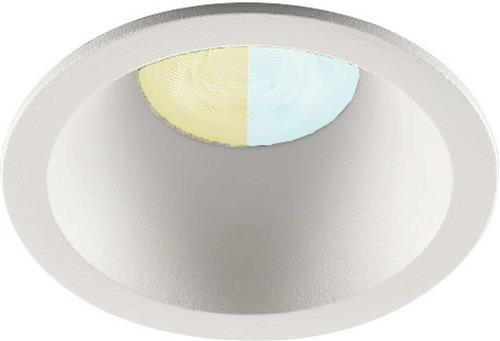 Inbouwspot Bing met Philips HUE White Ambiance - inbouwspot - Wit - rond verdiepte spot - Voor binnen / woonkamer / keuken / slaapkamer - IP20 - GU10 - Buitendiameter: 82MM - boorgat: 71-73MM - min. Inbouwdiepte: 95MM