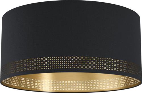 EGLO Esteperra - Plafondlamp - E27 - Ø 47,5 cm - Zwart