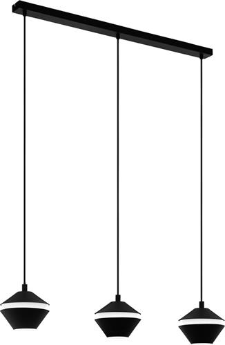 EGLO Perpigo - Hanglamp - GU10 - 92,5 cm - Zwart