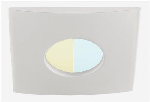IP44 Inbouwspot Livia met Philips HUE White Ambiance - inbouw spot - Wit - vierkant - voor badkamer / overkapping / buiten - IP44 - GU10 - Buitendiameter: 85MM - boorgat: 70-76MM - min. Inbouwdiepte: 90MM