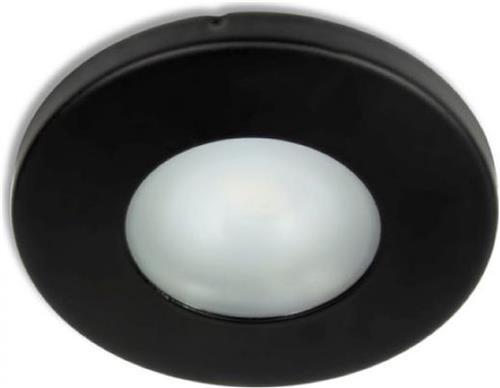 IP44 LED inbouwspot Kiara -Rond Zwart -WarmGlow -Dimbaar 4.9W -Philips