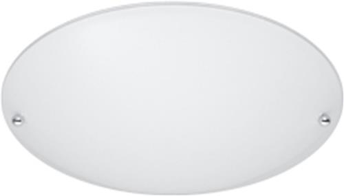LED Plafondlamp - Plafondverlichting - Torna Linola - E27 Fitting - Rond - Mat Wit - Aluminium