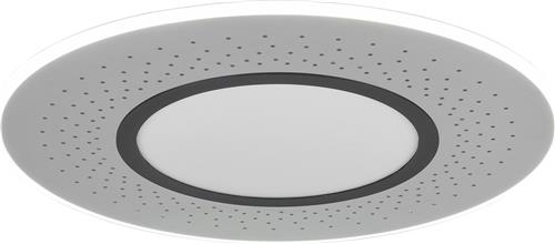 LED Plafondlamp - Plafondverlichting - Torna Virsa - 70W - Aanpasbare Kleur - Dimbaar - Afstandsbediening - Rond - Mat Nikkel - Aluminium