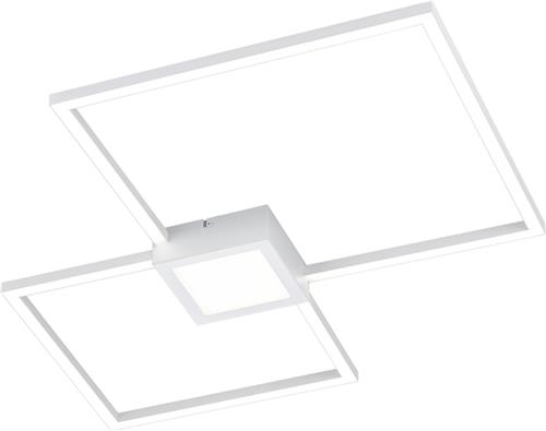 LED Plafondlamp - Trion Hydro - 28W - Natuurlijk Wit 4000K - Dimbaar - Vierkant - Mat Wit - Aluminium