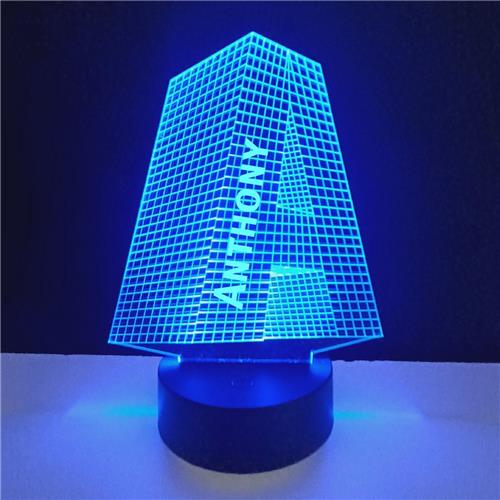 3D LED Lamp - Letter Met Naam - Anthony