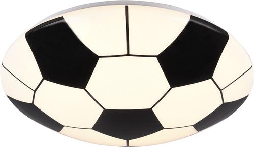 LED Plafondlamp - Trion Koppie - 12W - Warm Wit 3000K - Rond - Mat Wit - Kunststof