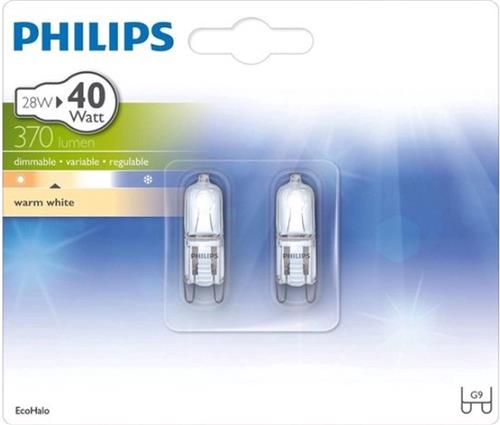 Philips EcoHalo Clickline 28W G9 230V Clear