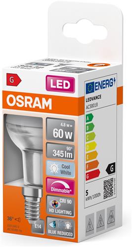 Osram E14 R50 LED Reflector | 4.8W 4000K 220V 940 | 36° Dimbaar
