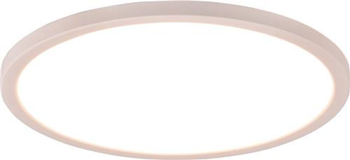 LED Plafondlamp - Plafondverlichting - Trion Urea - 18W - Aanpasbare Lichtkleur - RGB - Afstandsbediening - Dimbaar - Rond - Mat Wit - Kunststof