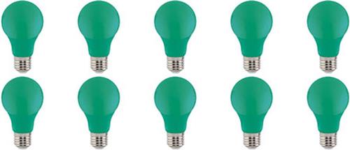 LED Lamp 10 Pack - Specta - Groen Gekleurd - E27 Fitting - 3W