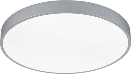 LED Plafondlamp - Trion Oka - Aanpasbaar kleur - Dimbaar - Rond - Titaan - Metaal