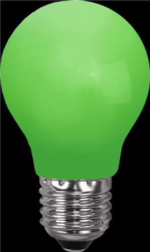Prikkabel - Standaard bol - E27 - 0.9W - Groen