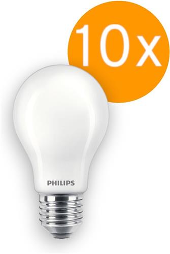 Doos 10 stuks Philips LED Peer E27 3.4W/927-922 470lm Mat DimTone A60 Cri90