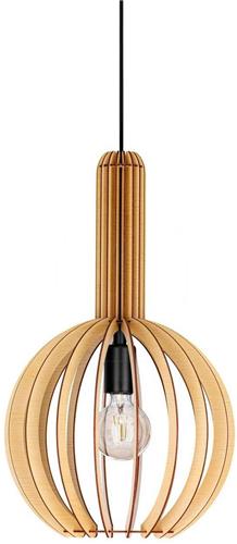 EGLO Velasco Hanglamp - E27 - Ø 31 cm - Ahorn/Zwart