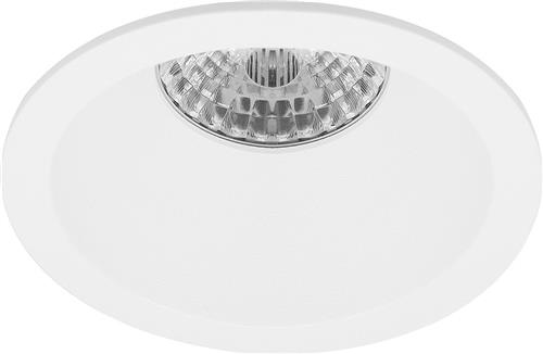 Spot Armatuur GU10 - Proma Pollon Pro - GU10 Inbouwspot - Rond - Wit - Aluminium - Verdiept - Ø82mm