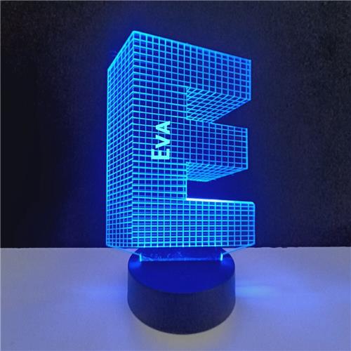3D LED Lamp - Letter Met Naam - Eva